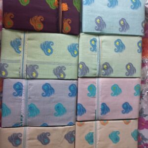 Cotton Handloom Tant Saree [100% Natural-Handmade]- 1 Piece