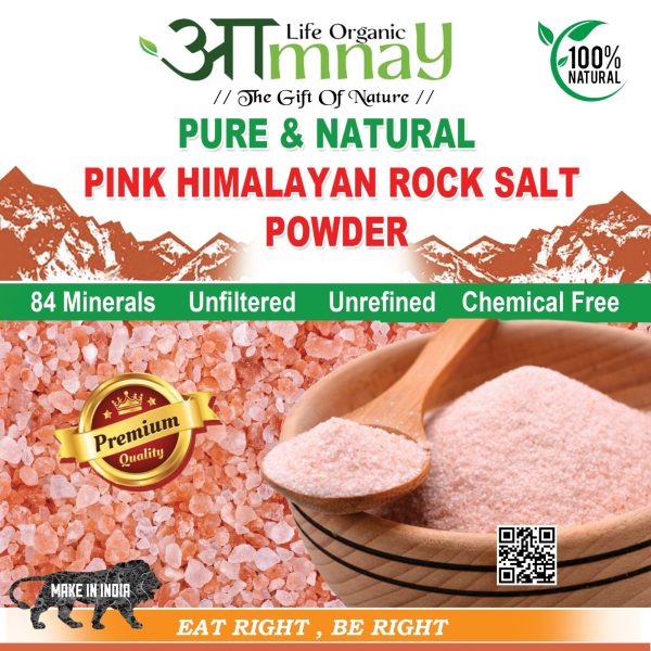 Himalayan Natural Pink Rock Salt-1Kg. (100% Pure)