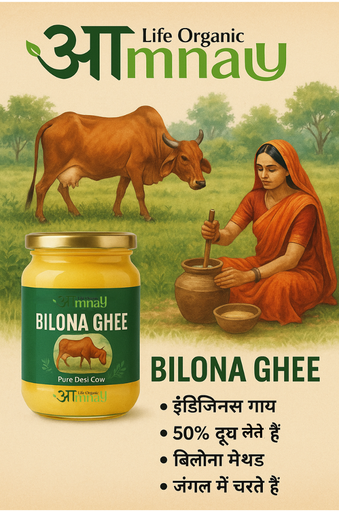 Pure Desi Cow Ghee, Bilona Process (A2 Ghee, Premium Quality)